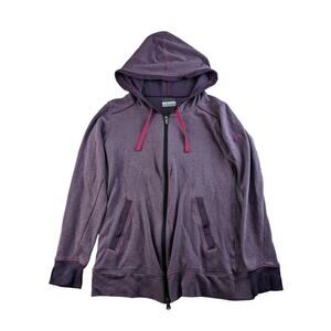 Womens Columbia Sportswear Omni Wick Full Zip Hoodie Sweatshirt Size S/P Purple